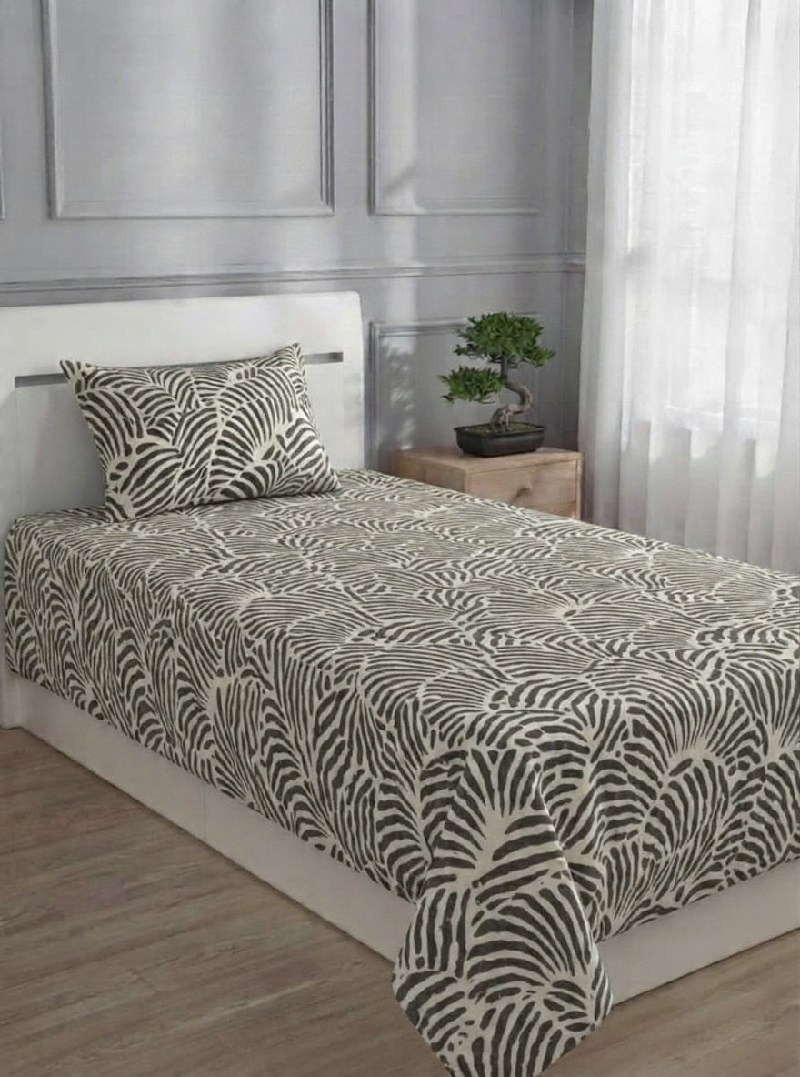 100% Pure Cotton Luxury Single Bedsheet – Soft, Breathable & Premium Quality