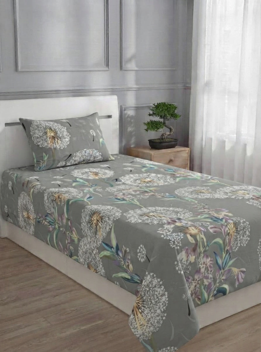 100% Pure Cotton Luxury Single Bedsheet – Soft, Breathable & Premium Quality