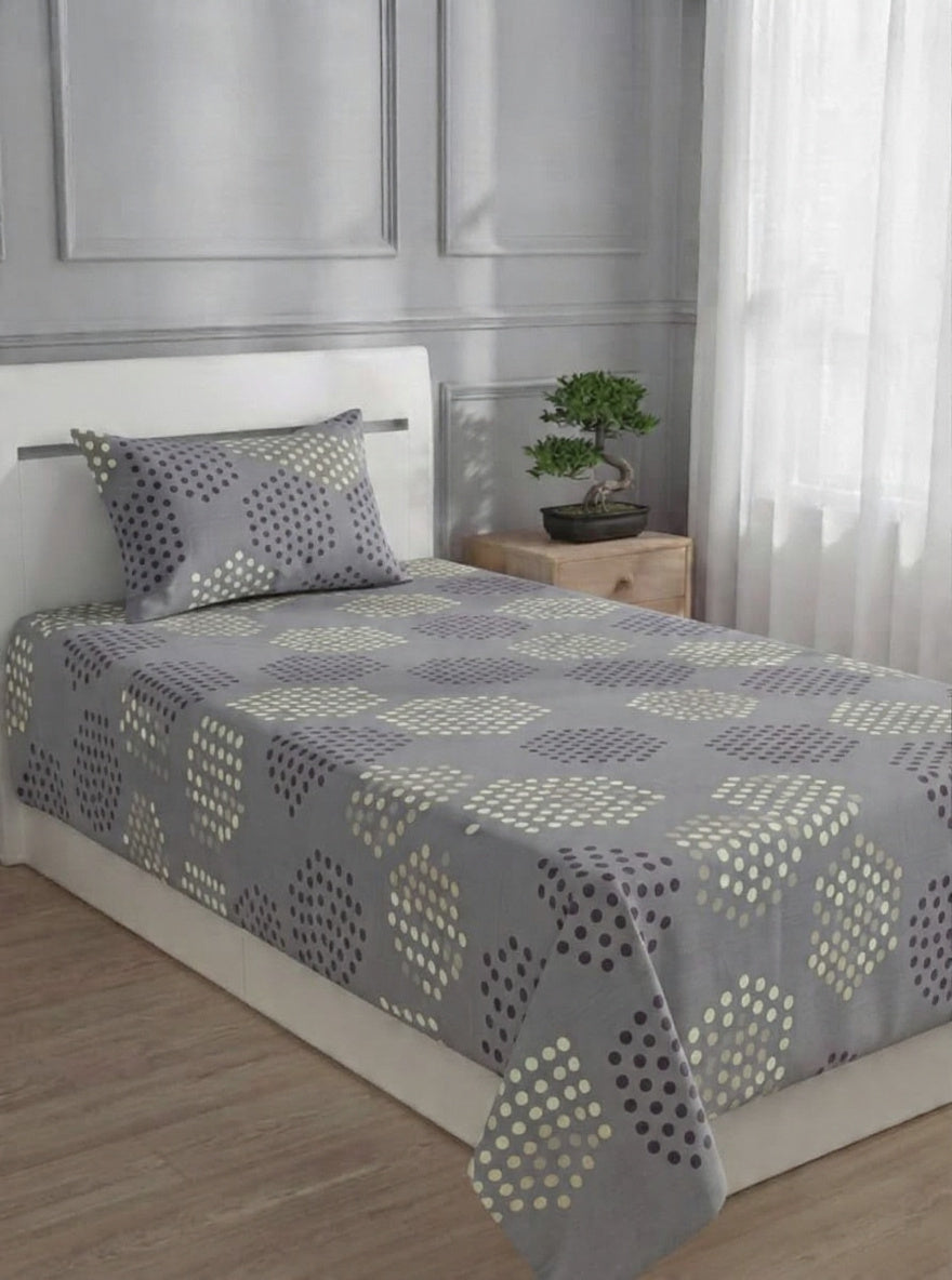 100% Pure Cotton Luxury Single Bedsheet – Soft, Breathable & Premium Quality