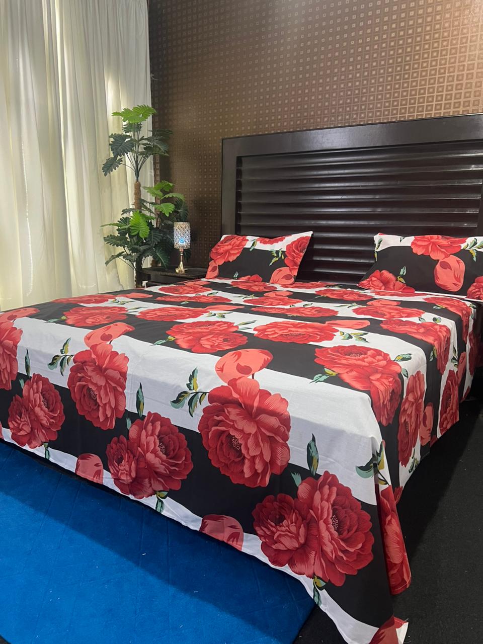 100% Pure Cotton Luxury Bedsheet – Soft, Breathable & Premium Quality