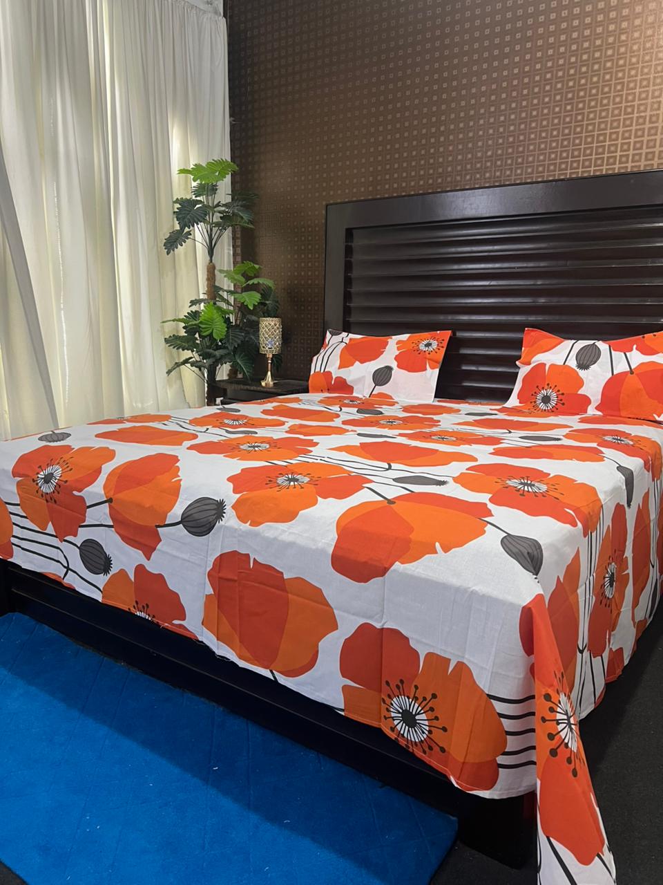 100% Pure Cotton Luxury Bedsheet – Soft, Breathable & Premium Quality