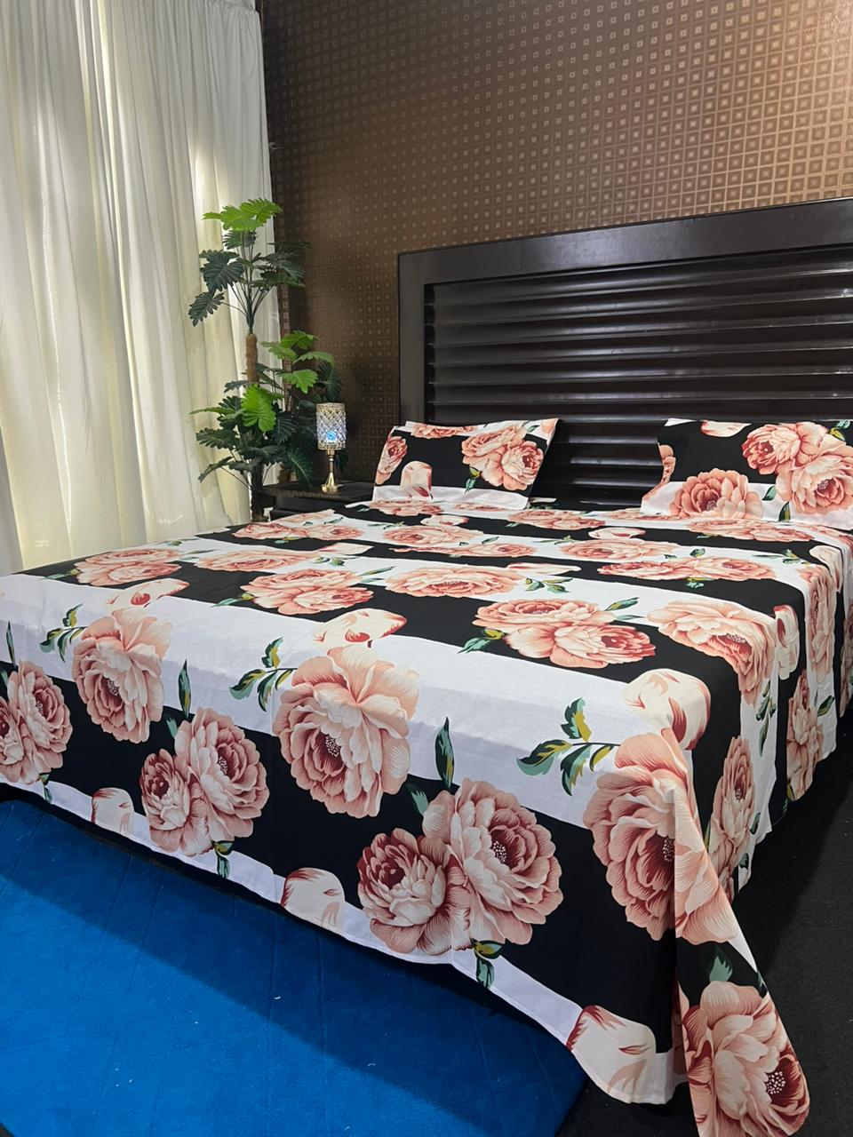 100% Pure Cotton Luxury Bedsheet – Soft, Breathable & Premium Quality
