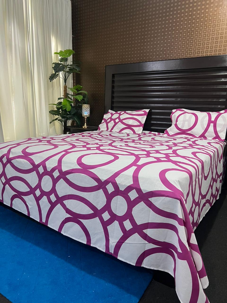100% Pure Cotton Luxury Bedsheet – Soft, Breathable & Premium Quality