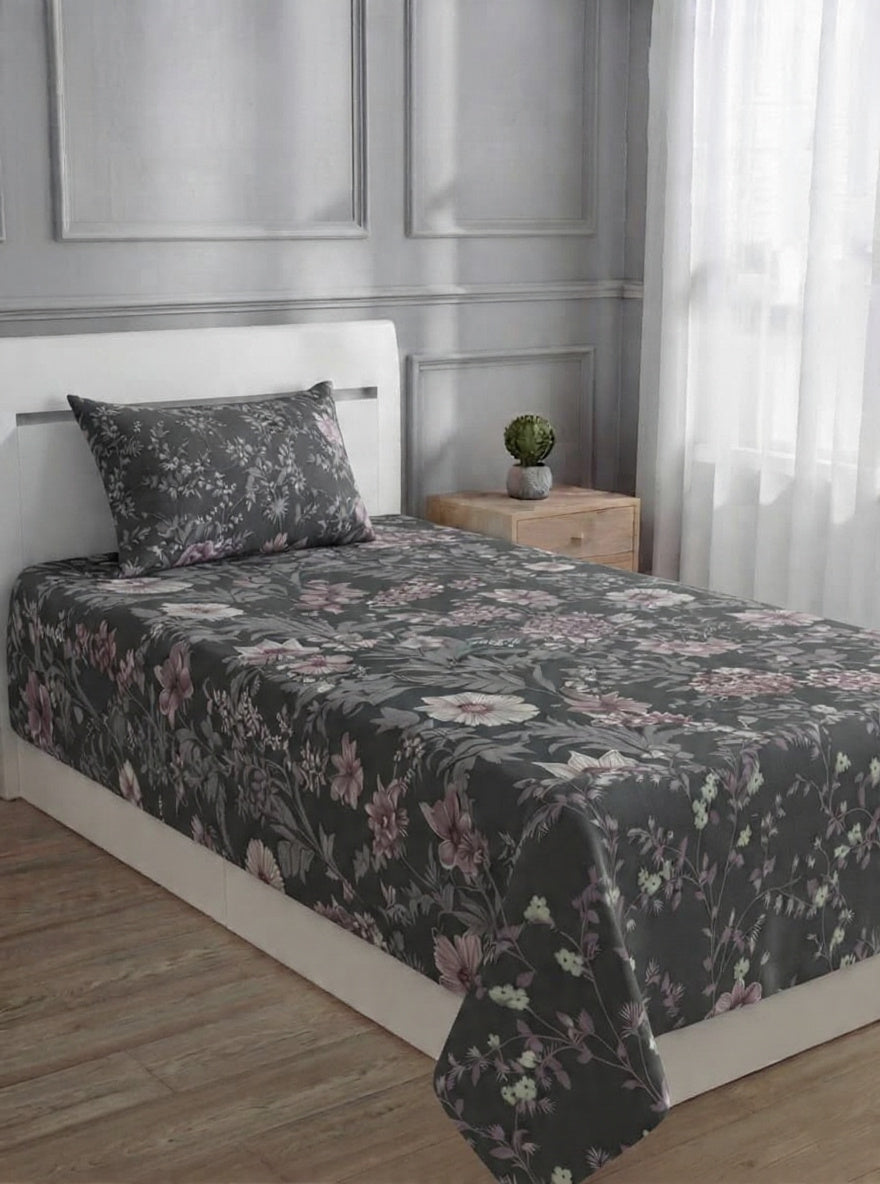 100% Pure Cotton Luxury Single Bedsheet – Soft, Breathable & Premium Quality