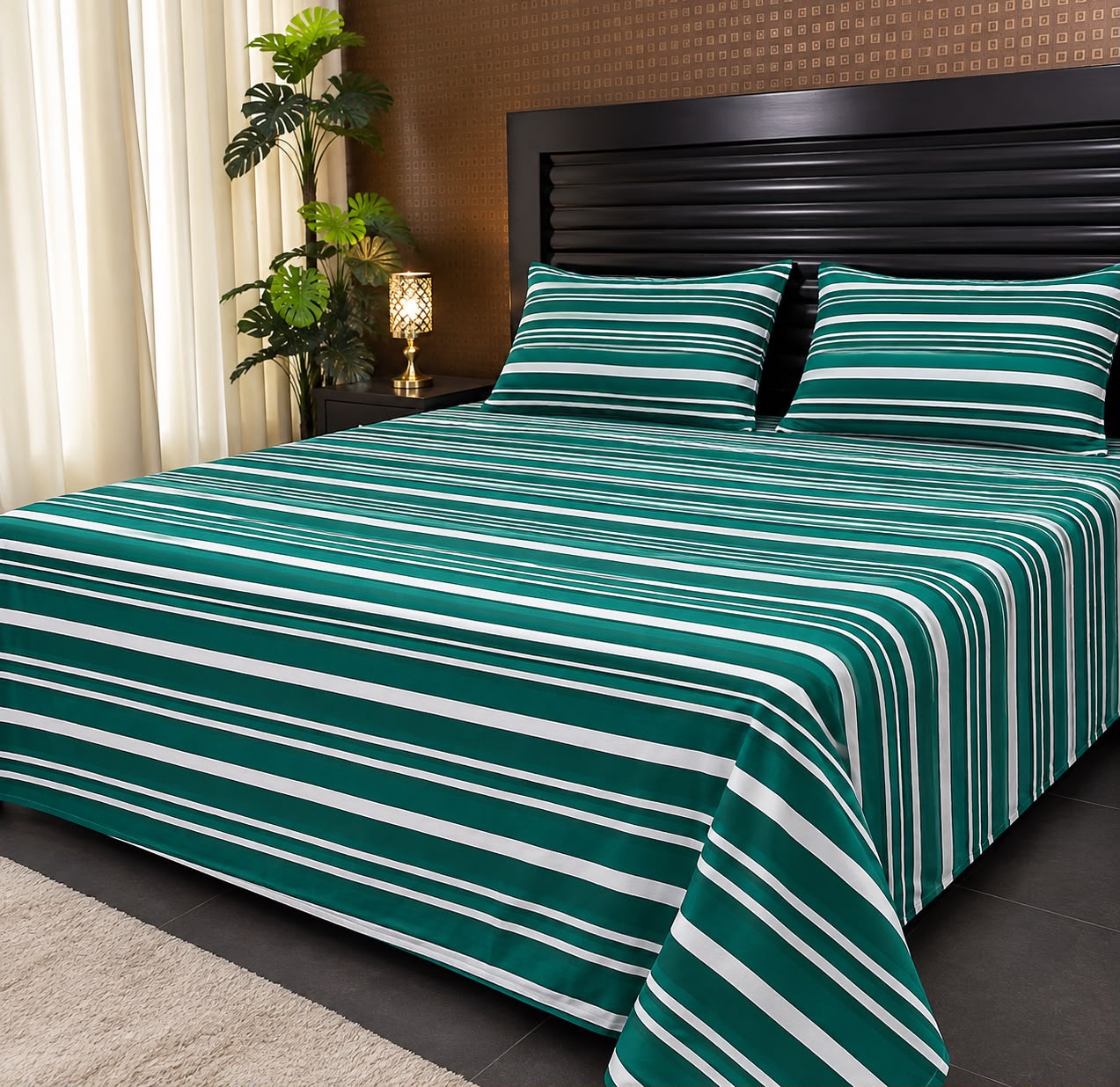 100% Pure Cotton Luxury Bedsheet – Soft, Breathable & Premium Quality
