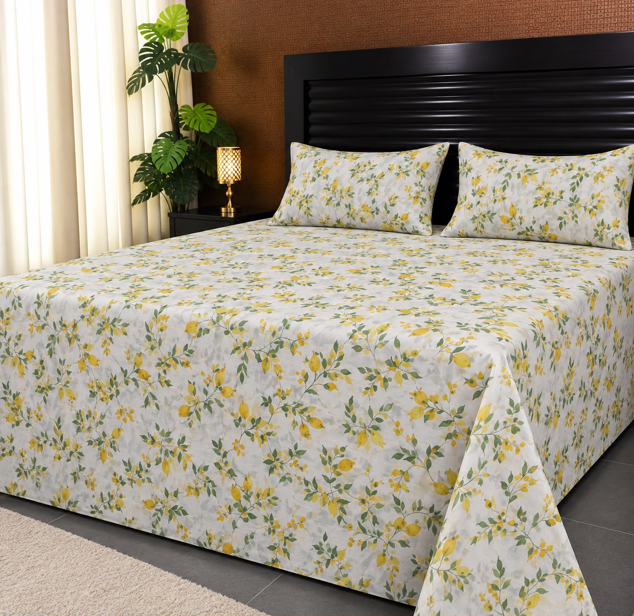 100% Pure Cotton Luxury Bedsheet – Soft, Breathable & Premium Quality
