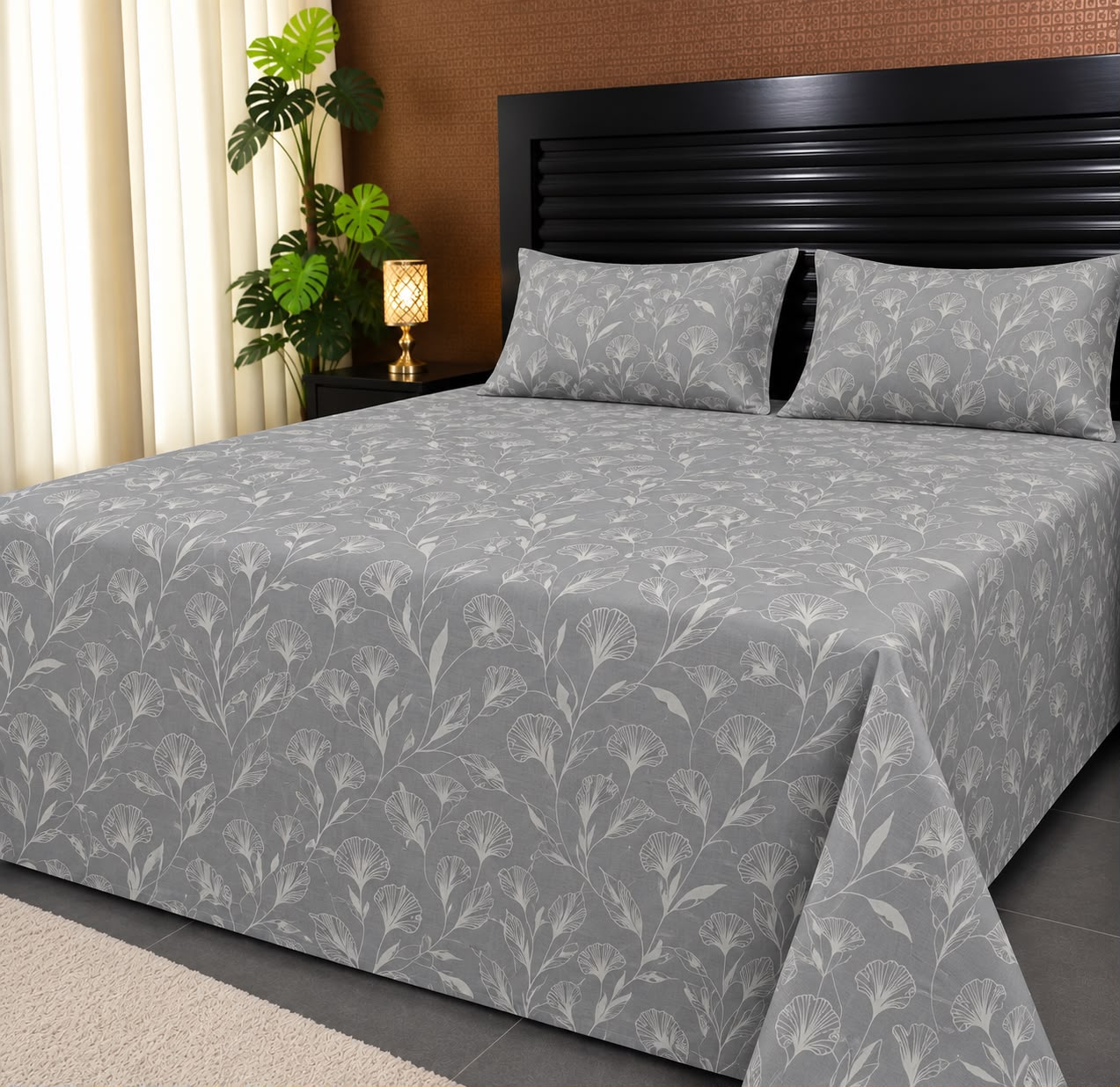 100% Pure Cotton Luxury Bedsheet – Soft, Breathable & Premium Quality