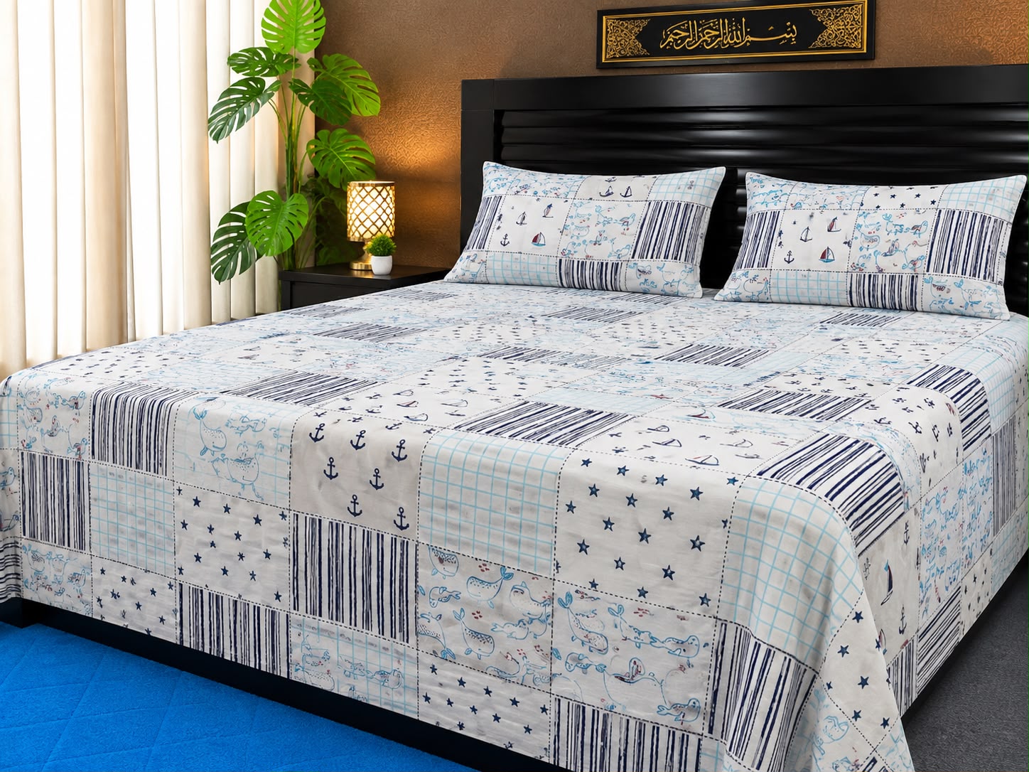 100% Pure Cotton Luxury Bedsheet – Soft, Breathable & Premium Quality