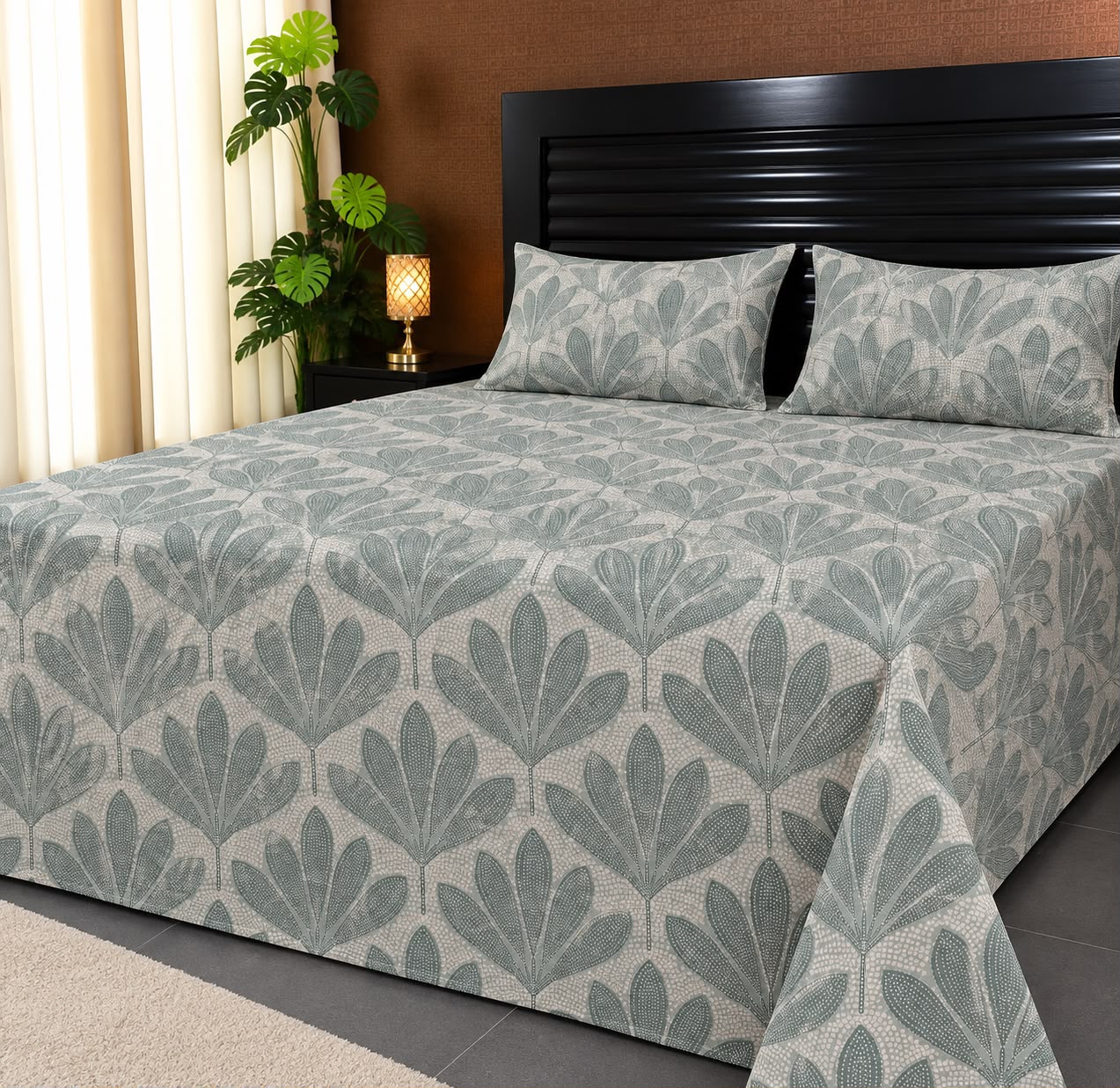 100% Pure Cotton Luxury Bedsheet – Soft, Breathable & Premium Quality