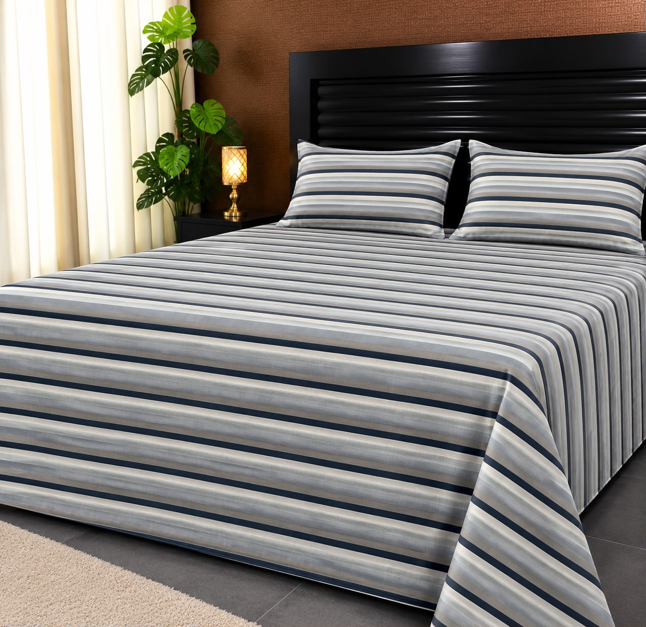 100% Pure Cotton Luxury Bedsheet – Soft, Breathable & Premium Quality