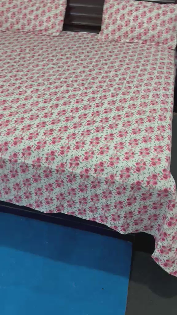 100% Pure Cotton Luxury Bedsheet – Soft, Breathable & Premium Quality