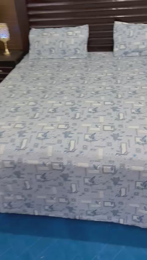 100% Pure Cotton Luxury Bedsheet – Soft, Breathable & Premium Quality