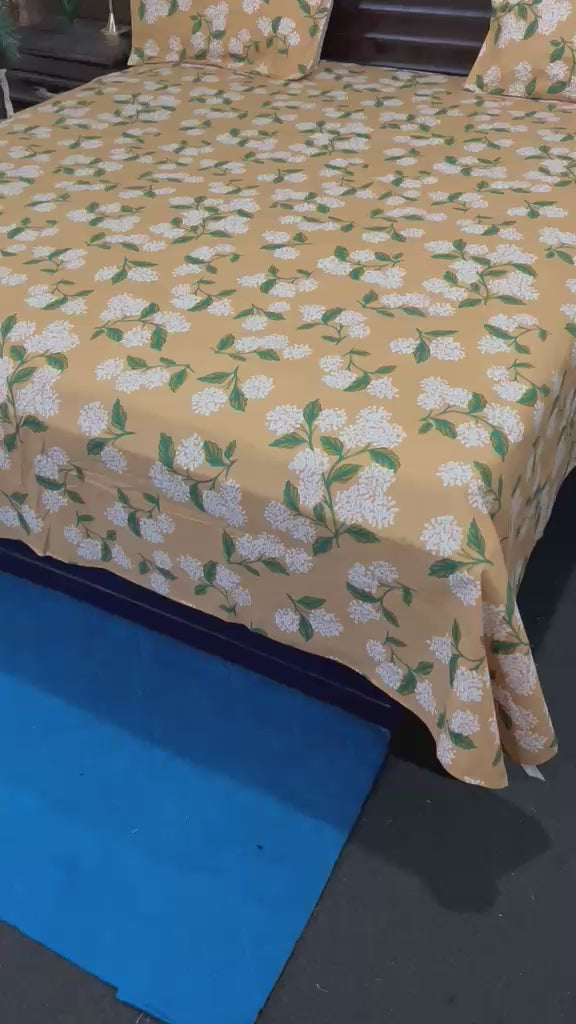 100% Pure Cotton Luxury Bedsheet – Soft, Breathable & Premium Quality