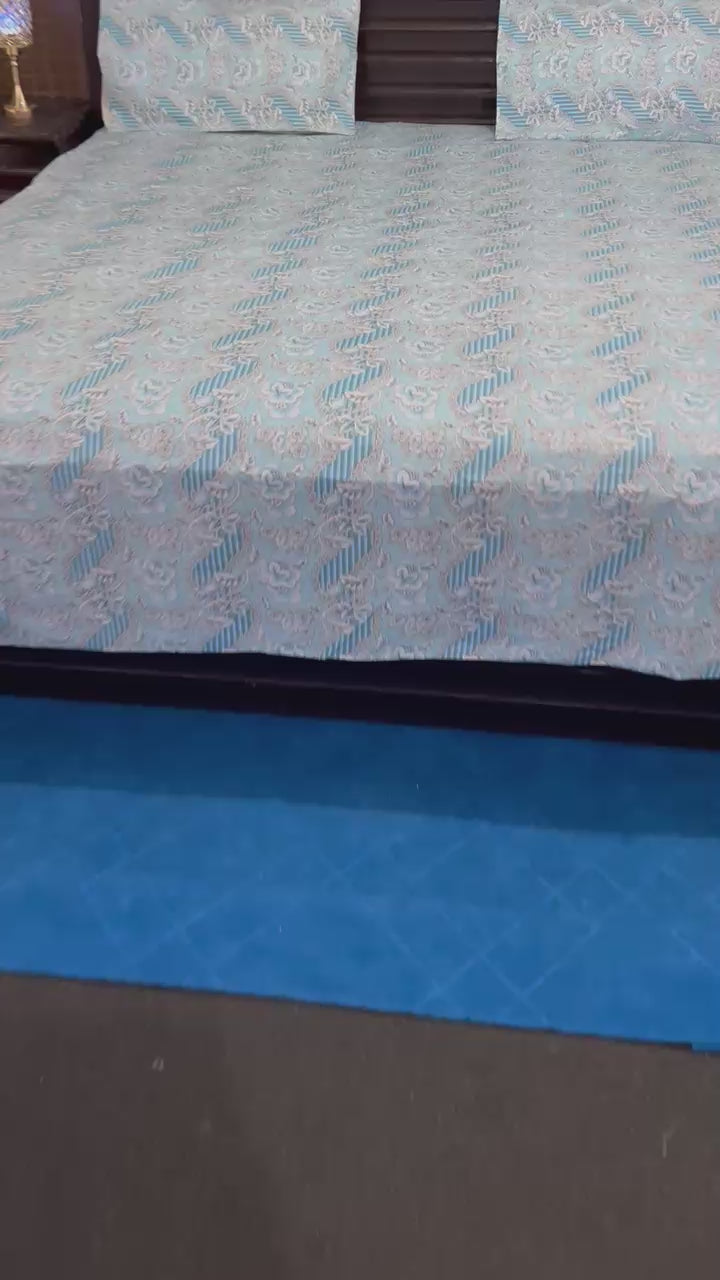 100% Pure Cotton Luxury Bedsheet – Soft, Breathable & Premium Quality