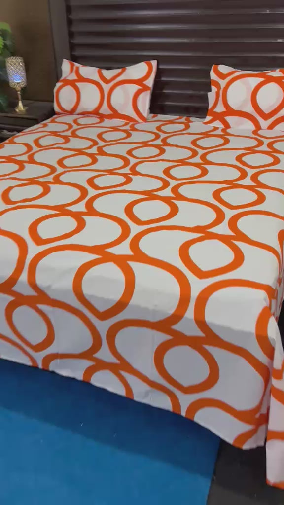 100% Pure Cotton Luxury Bedsheet – Soft, Breathable & Premium Quality