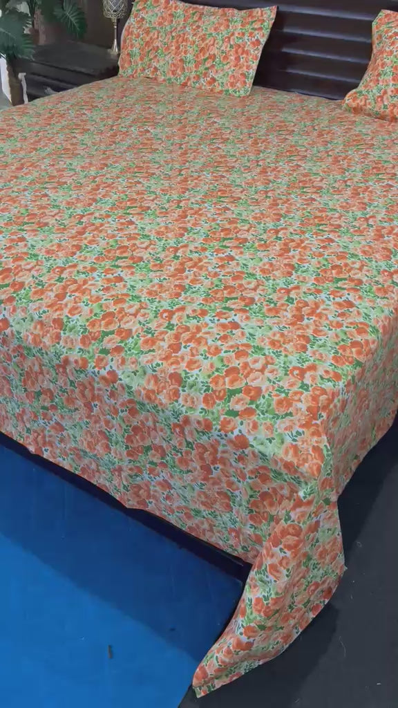 100% Pure Cotton Luxury Bedsheet – Soft, Breathable & Premium Quality