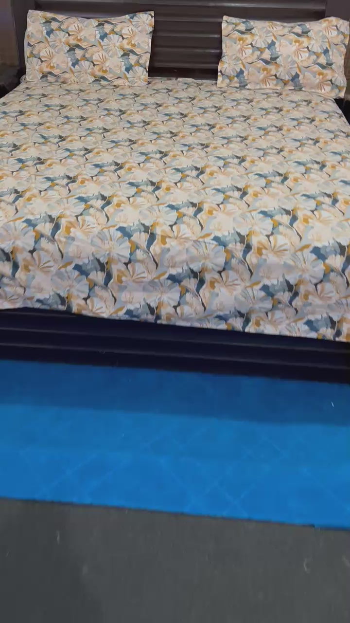 100% Pure Cotton Luxury Bedsheet – Soft, Breathable & Premium Quality