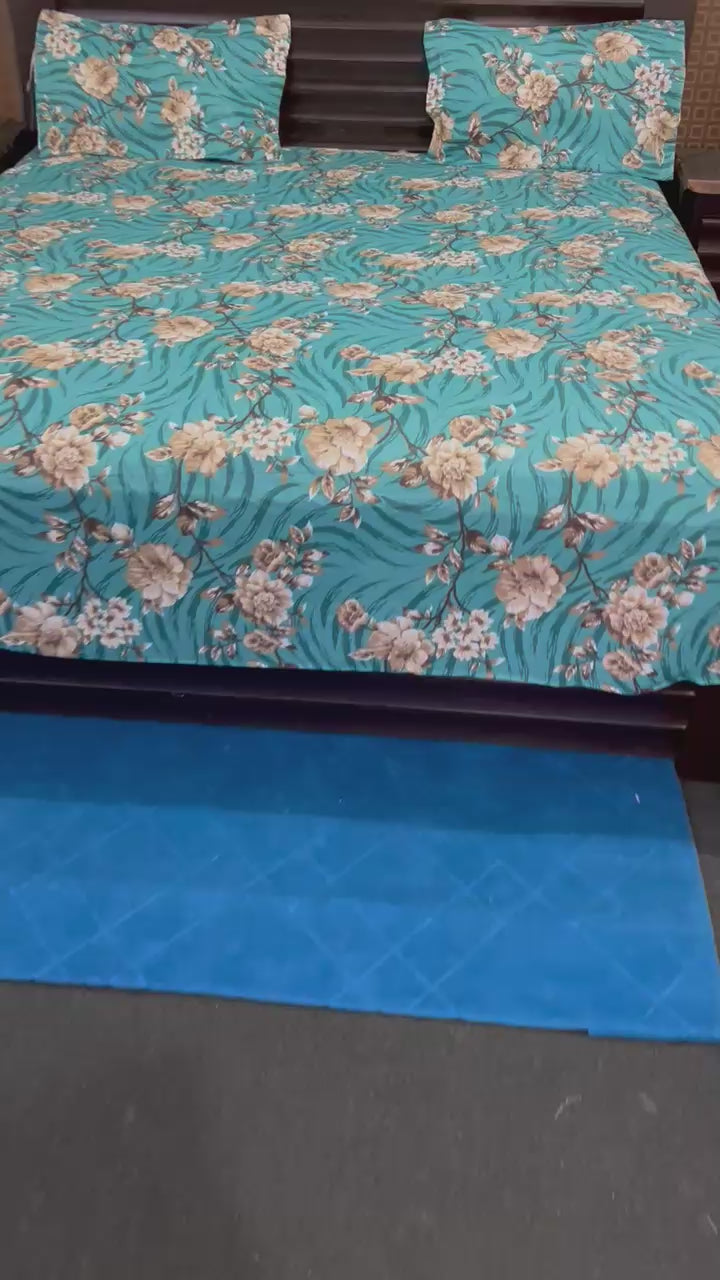100% Pure Cotton Luxury Bedsheet – Soft, Breathable & Premium Quality