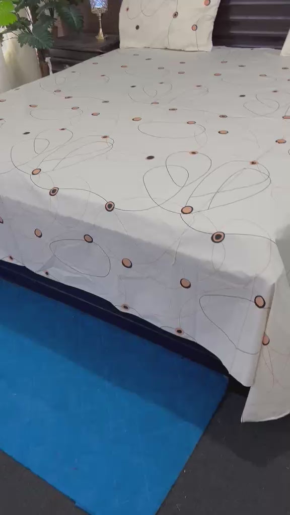 100% Pure Cotton Luxury Bedsheet – Soft, Breathable & Premium Quality