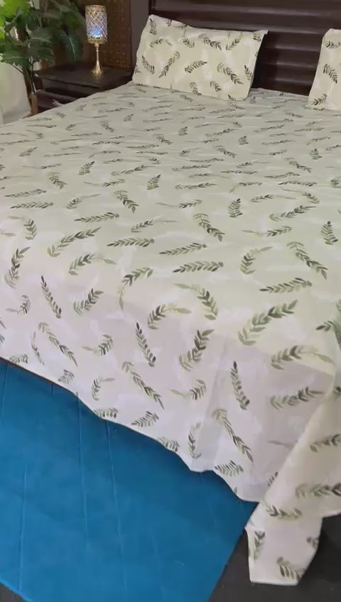 100% Pure Cotton Luxury Bedsheet – Soft, Breathable & Premium Quality