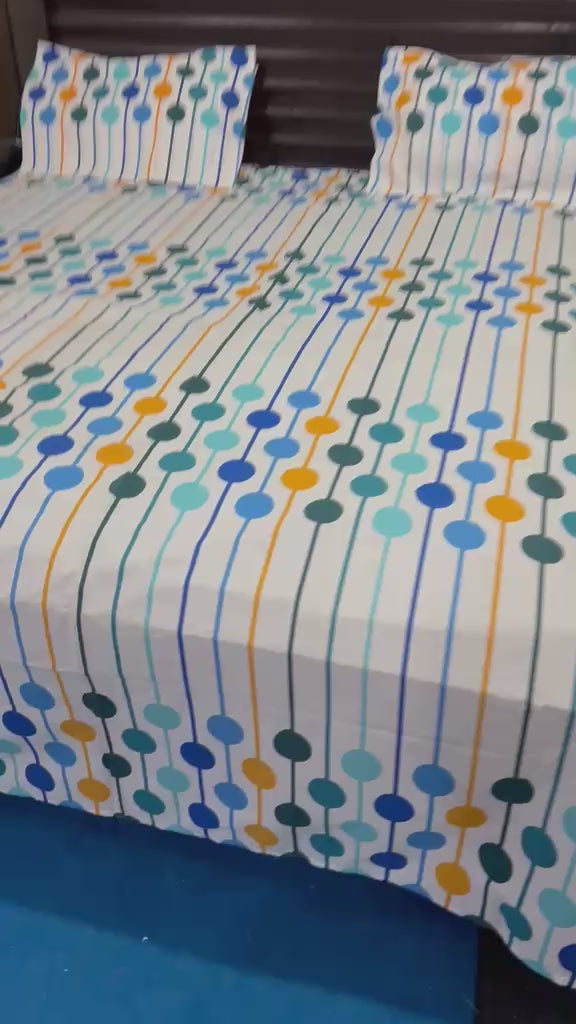 100% Pure Cotton Luxury Bedsheet – Soft, Breathable & Premium Quality