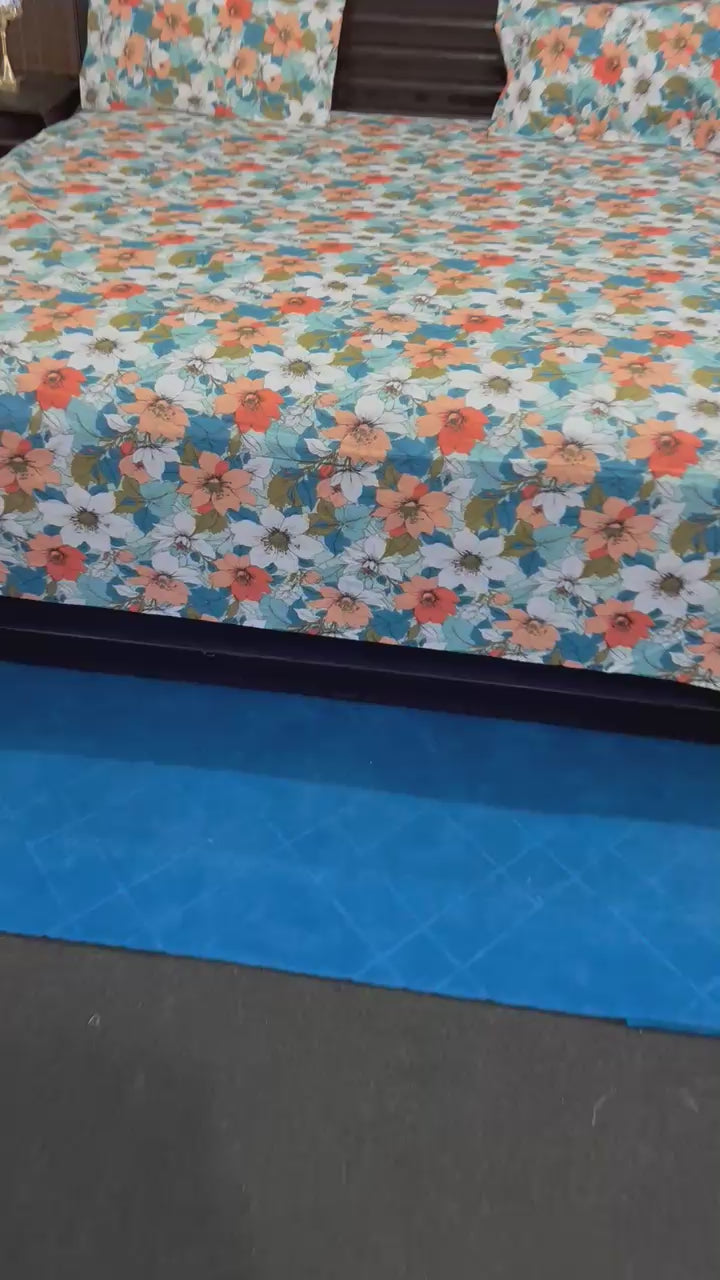 100% Pure Cotton Luxury Bedsheet – Soft, Breathable & Premium Quality