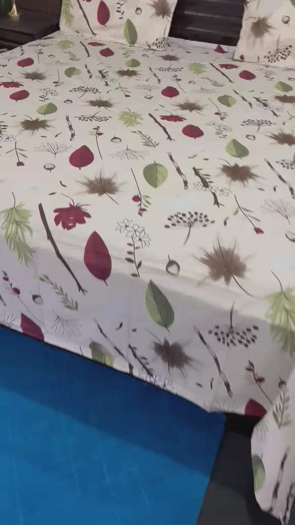 100% Pure Cotton Luxury Bedsheet – Soft, Breathable & Premium Quality