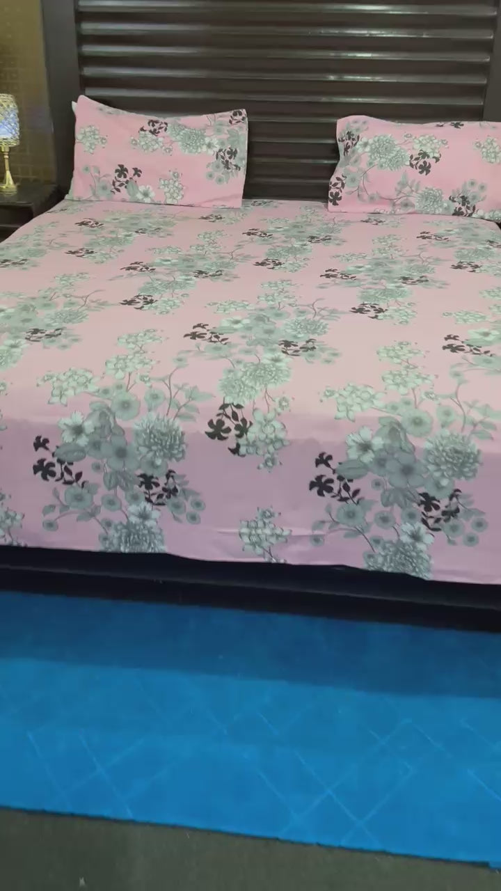 100% Pure Cotton Luxury Bedsheet – Soft, Breathable & Premium Quality