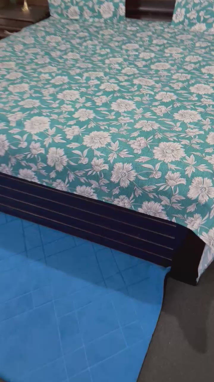 3D Crystal Bed Sheet – King Size