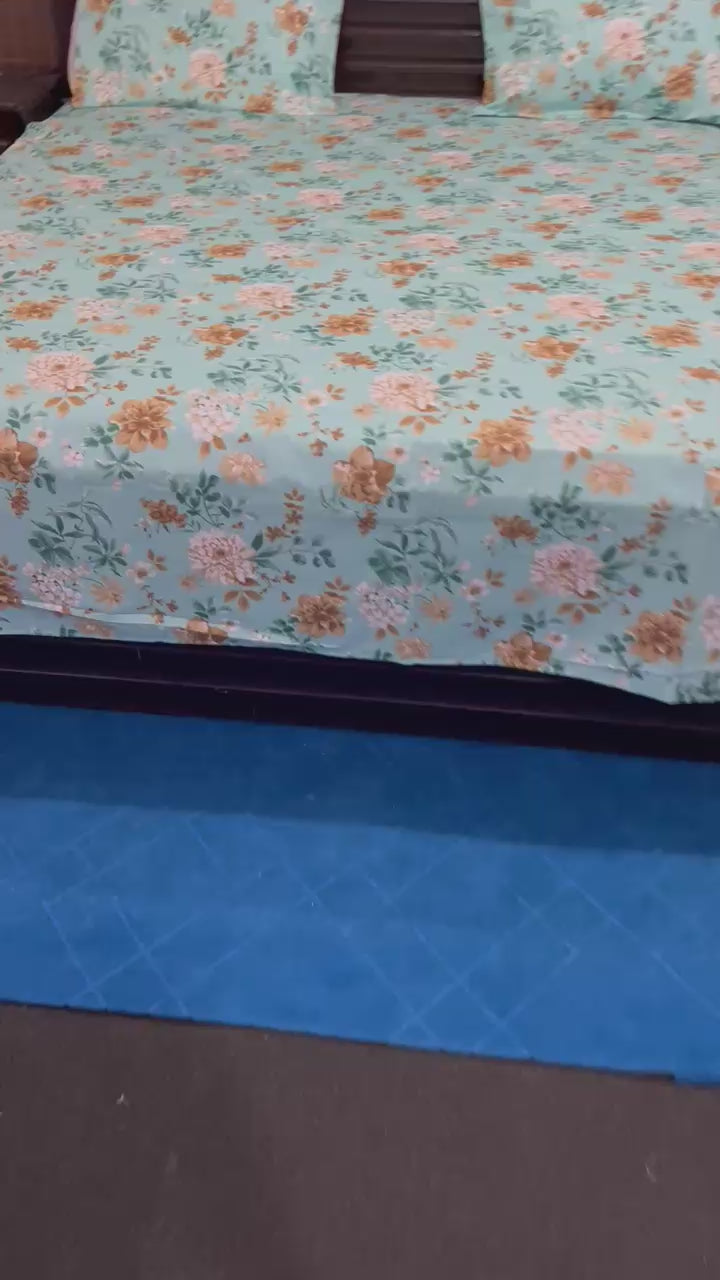 100% Pure Cotton Luxury Bedsheet – Soft, Breathable & Premium Quality