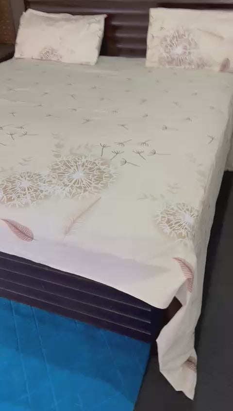 100% Pure Cotton Luxury Bedsheet – Soft, Breathable & Premium Quality