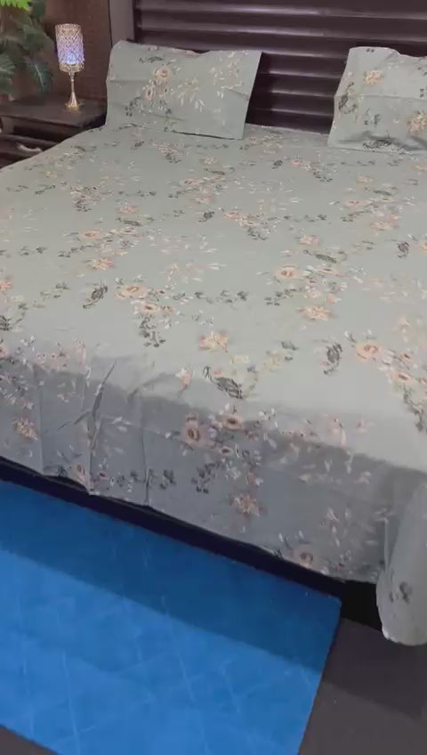 100% Pure Cotton Luxury Bedsheet – Soft, Breathable & Premium Quality