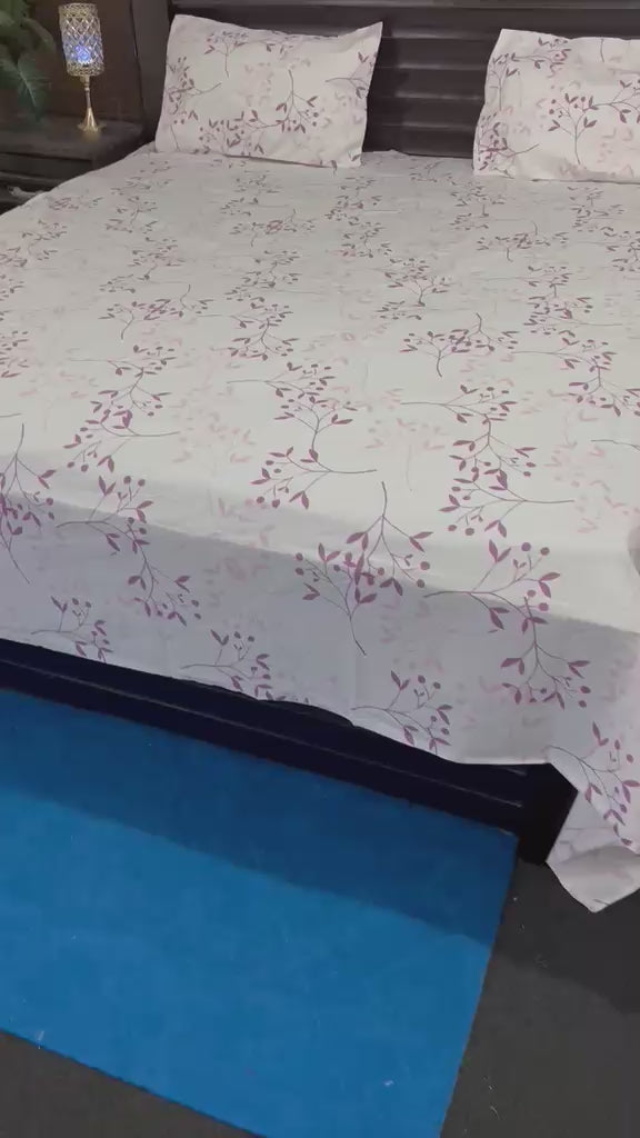 100% Pure Cotton Luxury Bedsheet – Soft, Breathable & Premium Quality