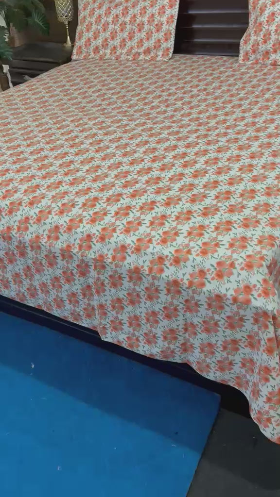 100% Pure Cotton Luxury Bedsheet – Soft, Breathable & Premium Quality