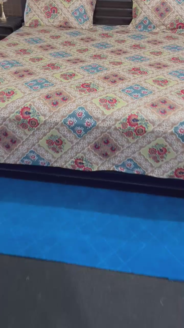 100% Pure Cotton Luxury Bedsheet – Soft, Breathable & Premium Quality