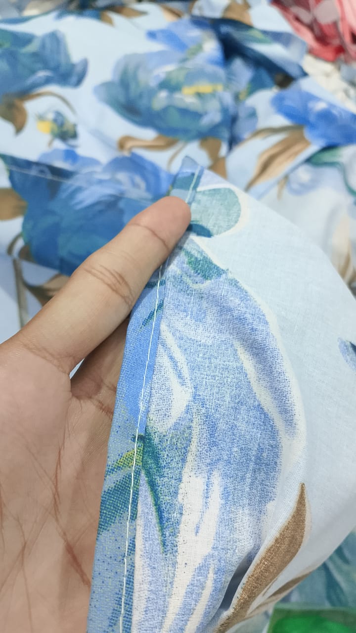 100% Pure Cotton Luxury Single Bedsheet – Soft, Breathable & Premium Quality